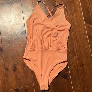 BNWT Small Peach Bodysuit